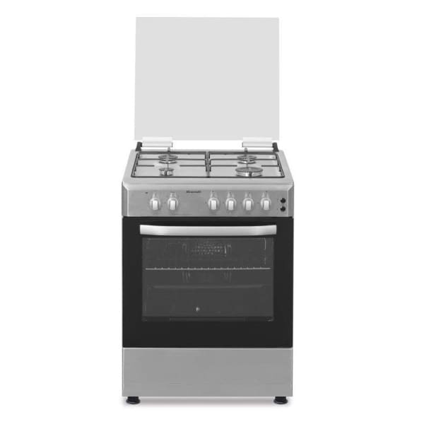 Cuisinière BRANDT 60 CM 4 Feux inox (BGE6241X) Cuisinière BRANDT 60 CM 4 Feux inox (BGE6241X)